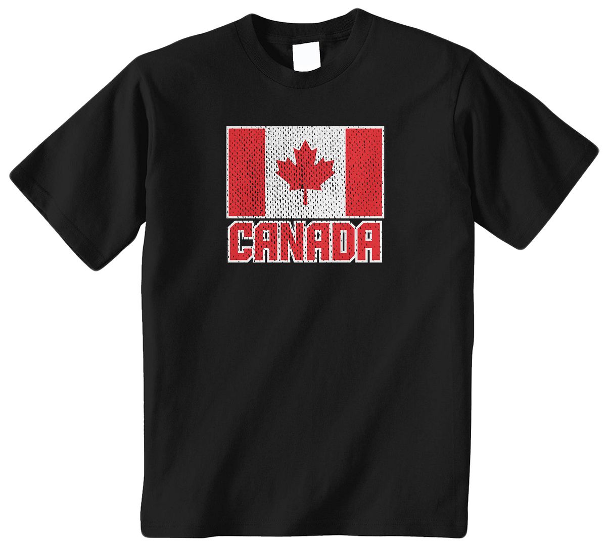 Threadrock Kids Flag of Canada Youth Tshirt Canadian Pride Maple Leaf